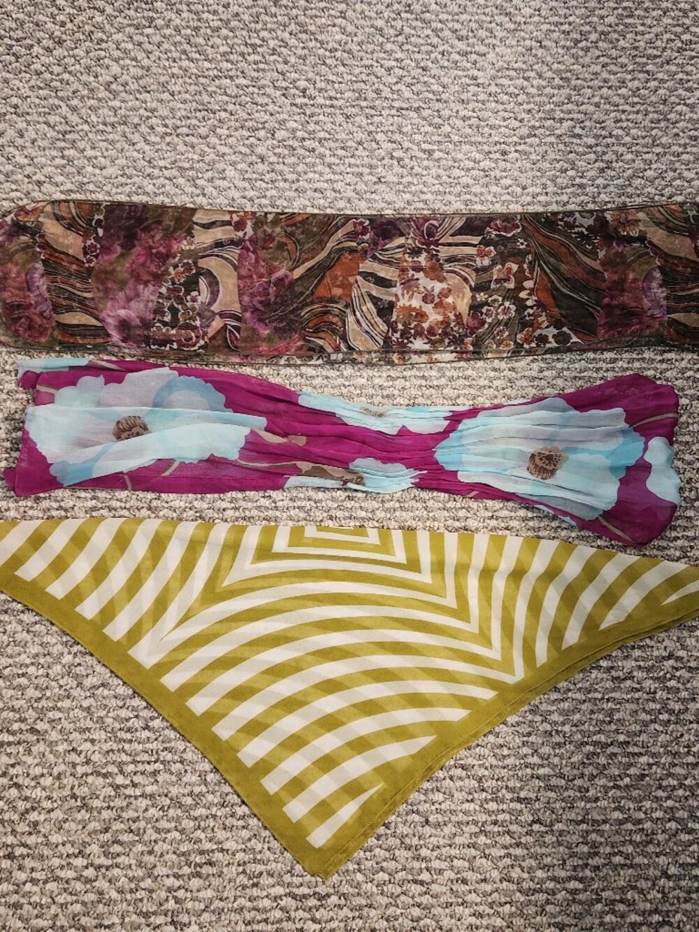 Women's Decorative Scarf / Scarves / Headbands / Headwraps - Lot of Three